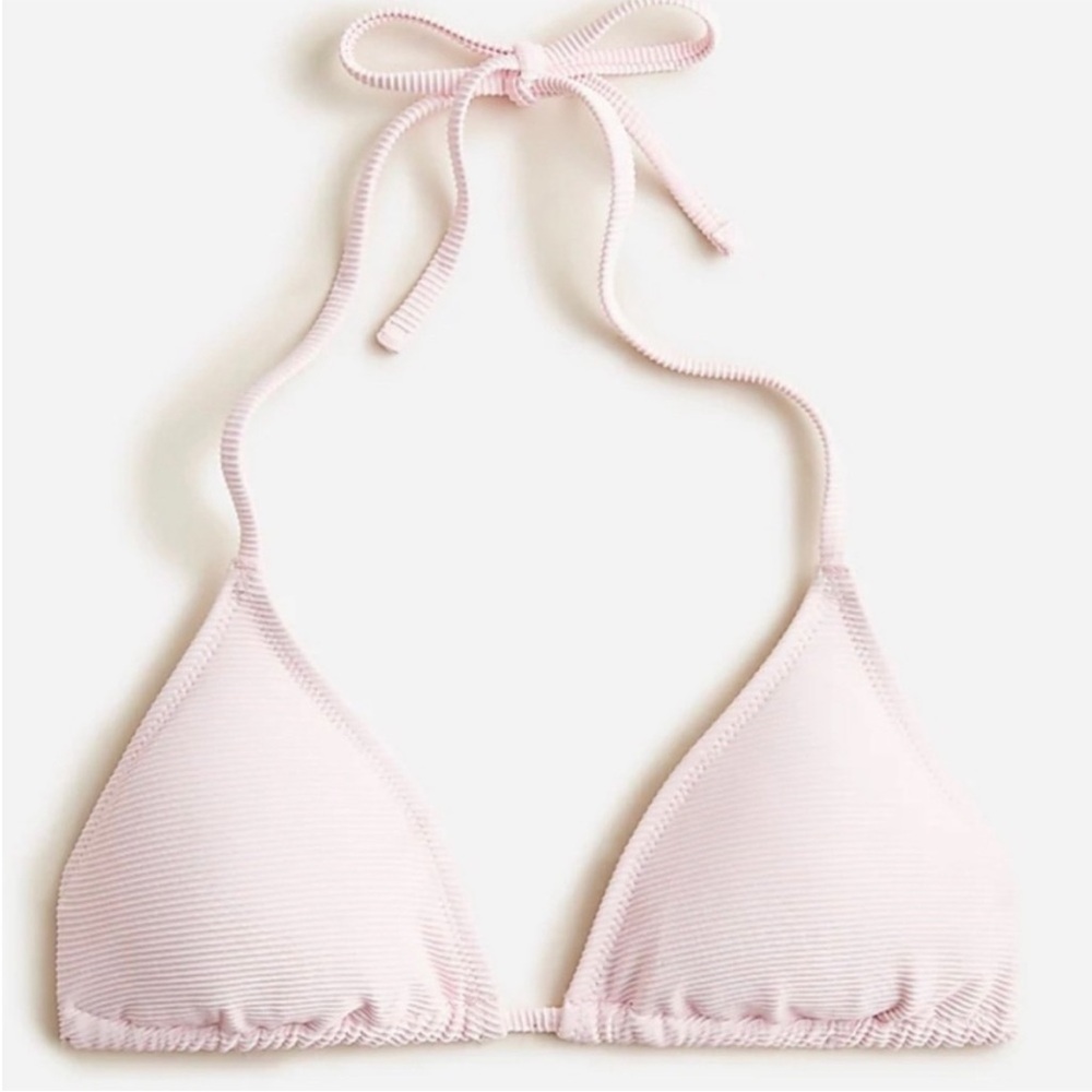 Light Pink Triangle Bikini Top